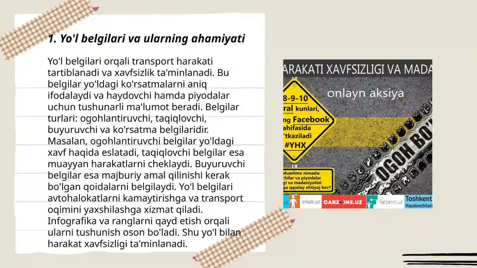 Yòl harakati xavfsizligi 3