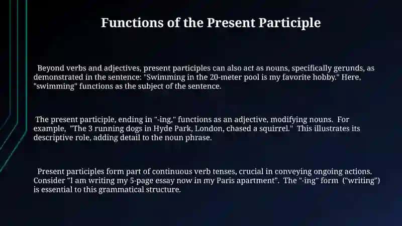 Participle I 3