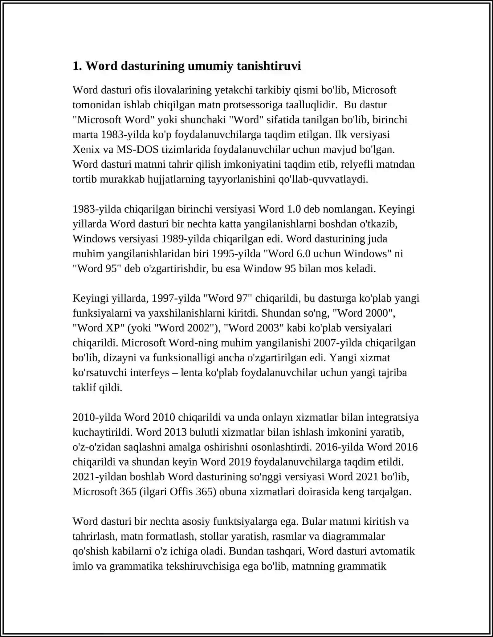 WORD HAQIDA 3