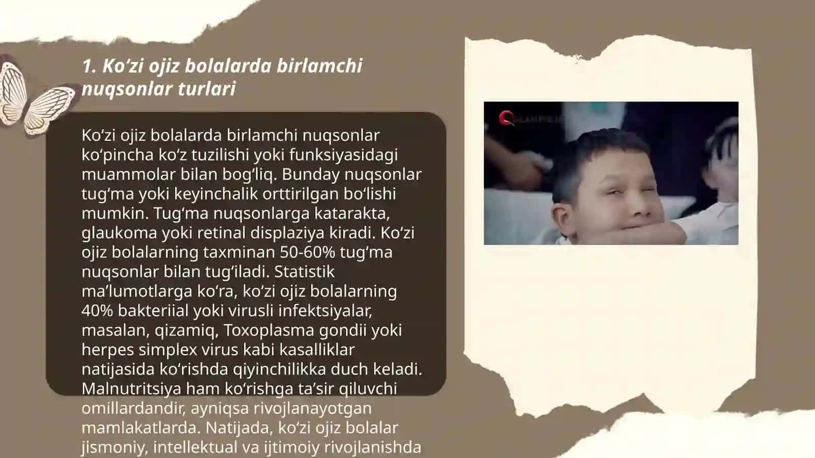 Koʻzi ojiz bolalarda birlamchi va ikkilamchi nuqsonlar 3