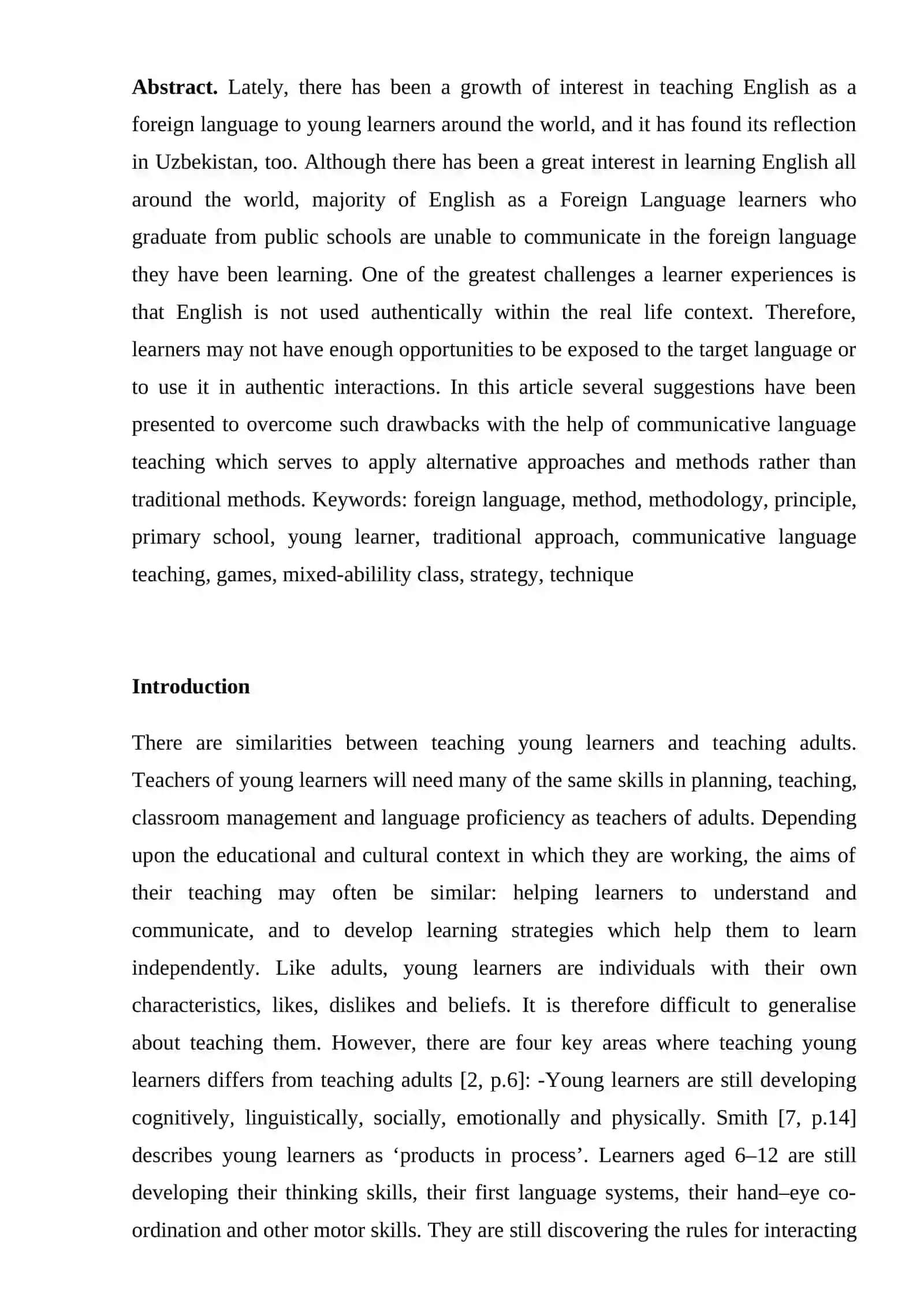 Exercise as a means of teaching foreign languages 3