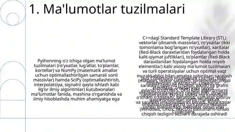 Algoritmlar kutubxonasi 3