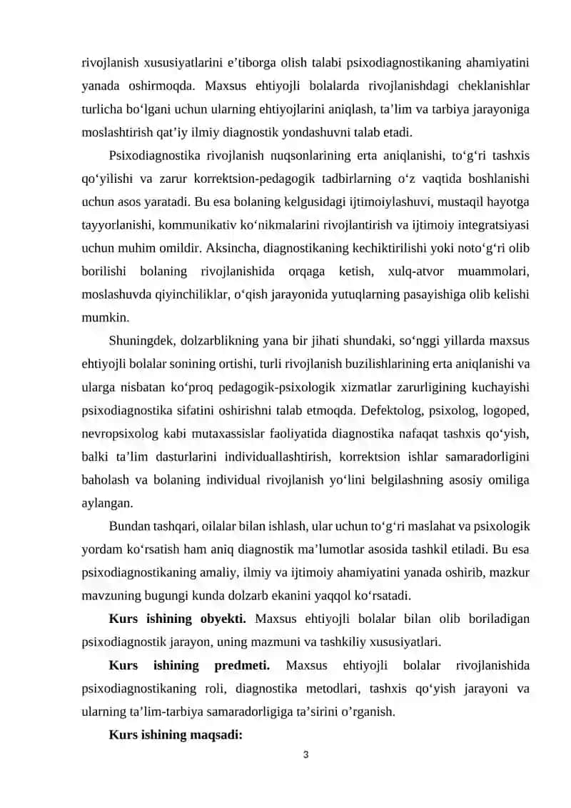 MAXSUS EHTIYOJLI BOLALAR BILAN ISHLASHDA PSIXODIAGNOSTIKANING ROLI 3