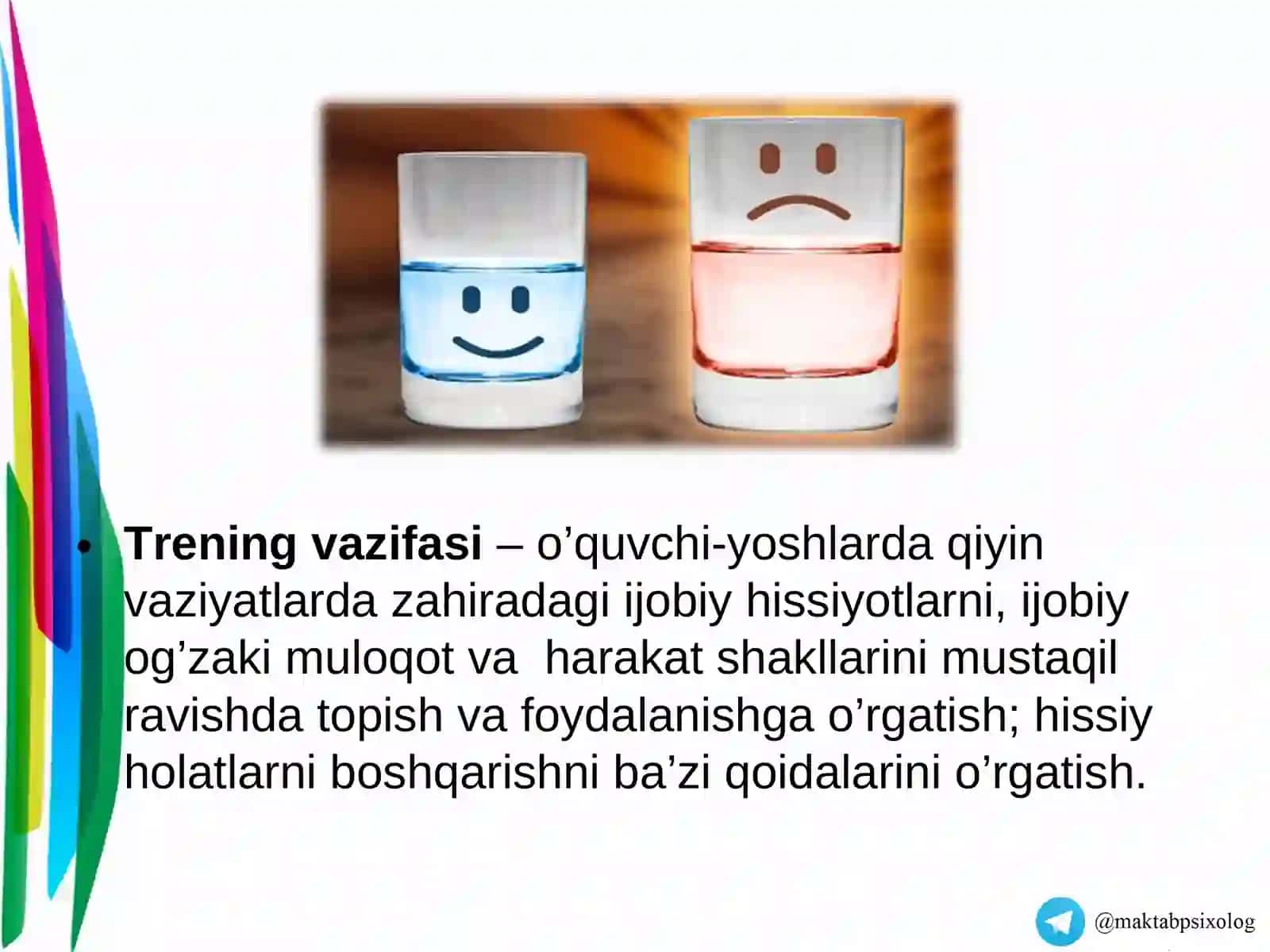 Ijobiy Fikrlashni rivojlantirish treningi 3