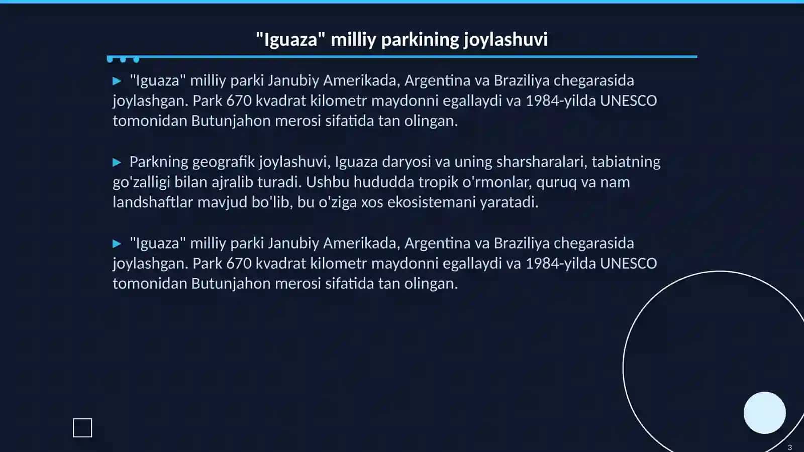 "Iguaza" milliy parki 3