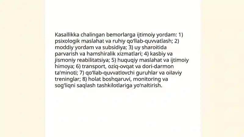 Sog'liqni saqlash sohasida ijtimoiy ish 3