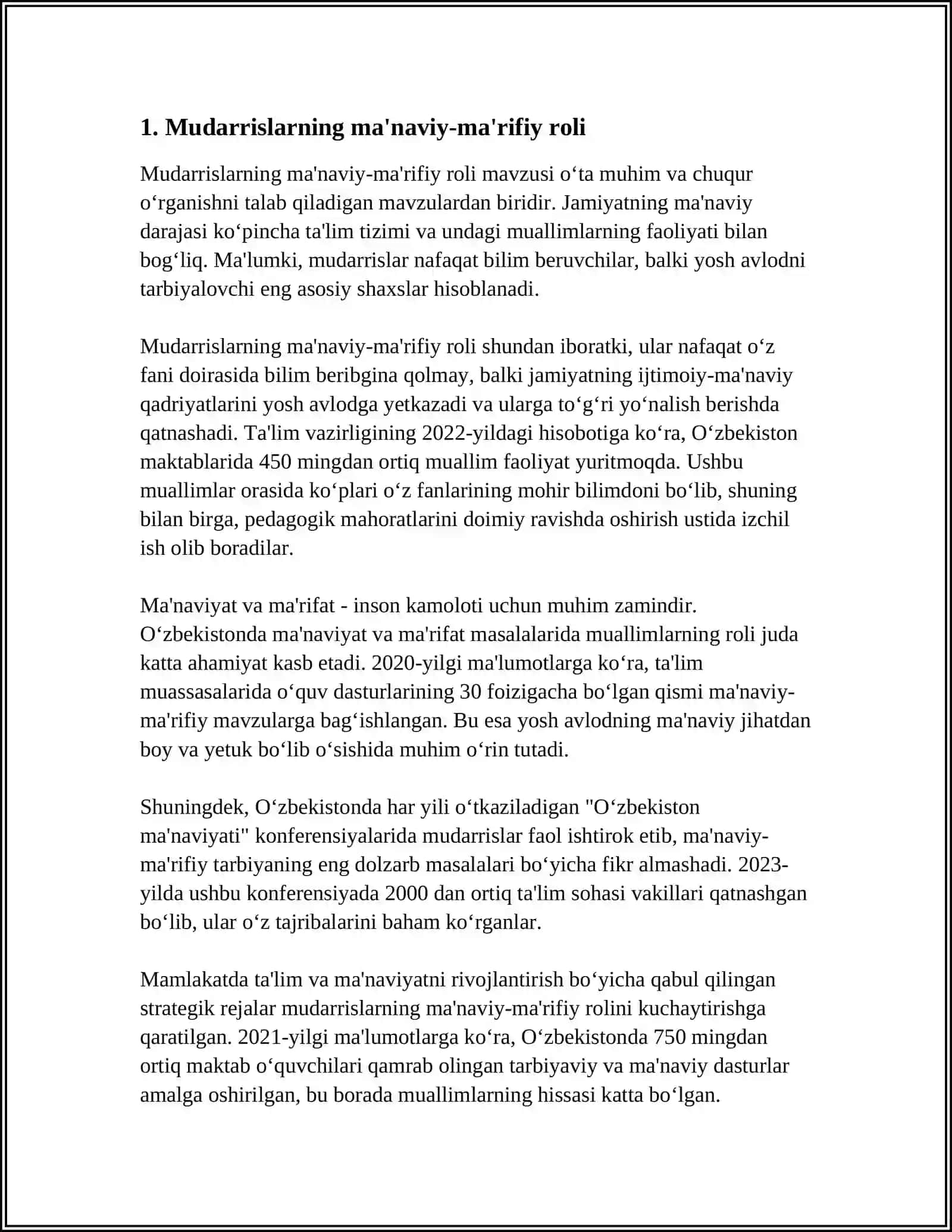 SHARQ ALLOMALARINING ASARLARIDA MUDARRISLAR MEHNATI TOʻGʻRISIDA ILGʻOR PEDAGOGIK FIKRLAR 3