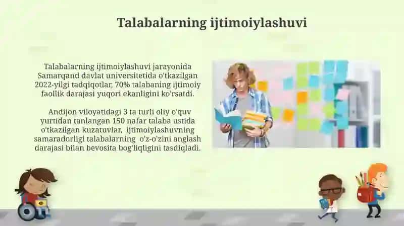 Oʻquvchilarga qoʻyiladigan pedagogik talablar. Oʻquvchilarni oʻrganish metodikasi 3