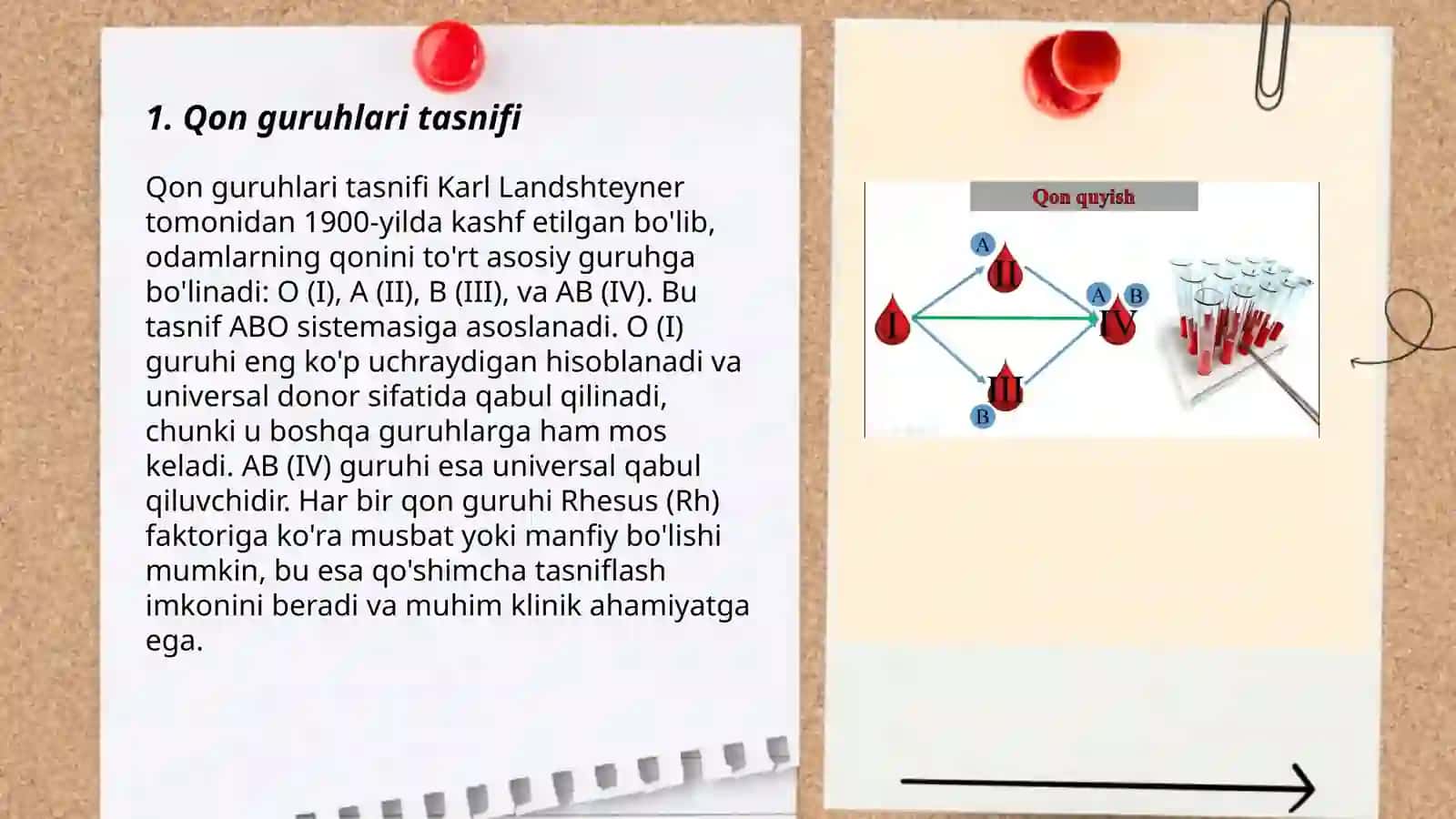 Qon Guruhlari va Qonning Ivishini Aniqlash 3