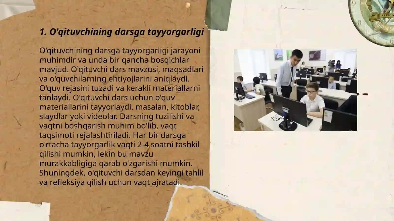 Malakali oqituvchilarning darslarini kuzatish va organish 3