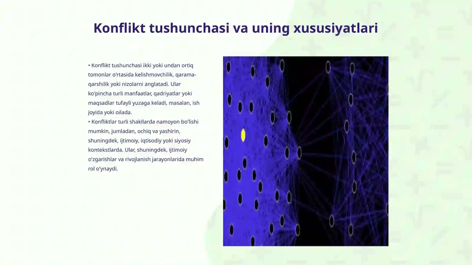 Konfliktining yaratuvchanlik va vayronkorlik imkoniyatlari 3