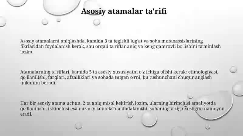 "Mutaxassisligim haqida" mikromavzuto'g'risi terminologik glossariy 3