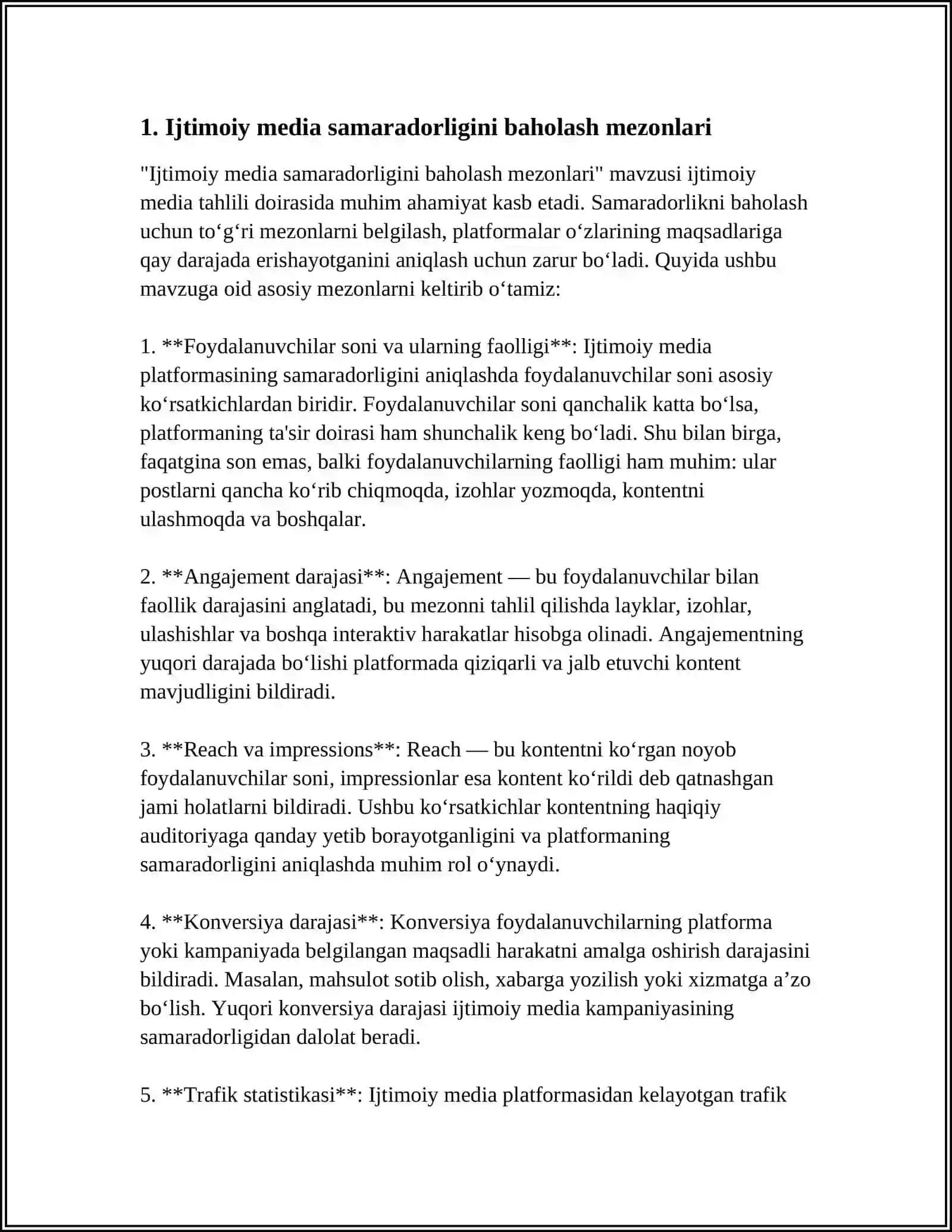 IJTIMOIY MEDIA BAHOLASH 3