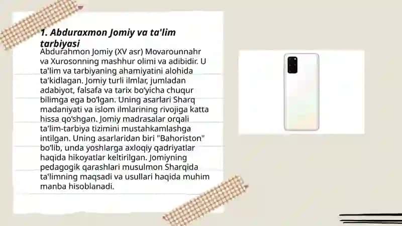 Abduraxmon Jomiyning ta'lim tarbiyasi 3