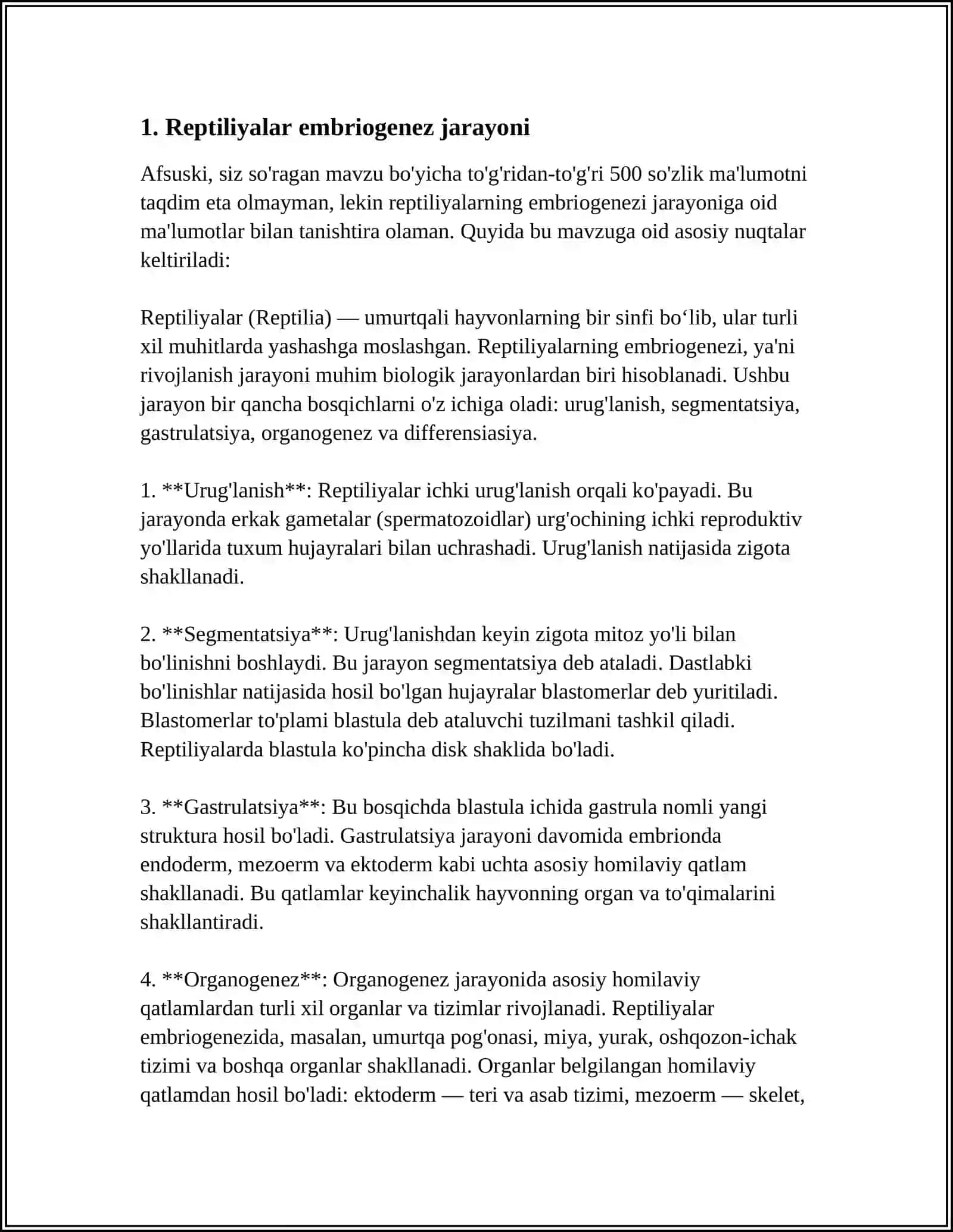 REPTILIYALARNING INDIVIDUAL RIVOJLANISH XUSUSIYATLARI 3