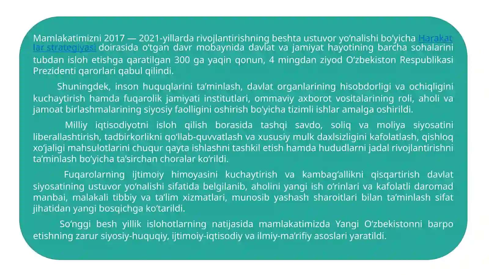 STRATEGIYANI TOLOV BO'YICHA SIFATINI O'NATISH 3