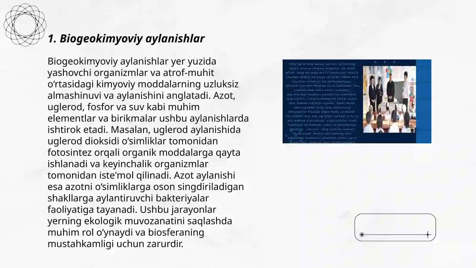 Biologiyani oʻqitishda kimyo fani bilan fanlararo bogʻlanishni amalga oshirish yoʻllari 3