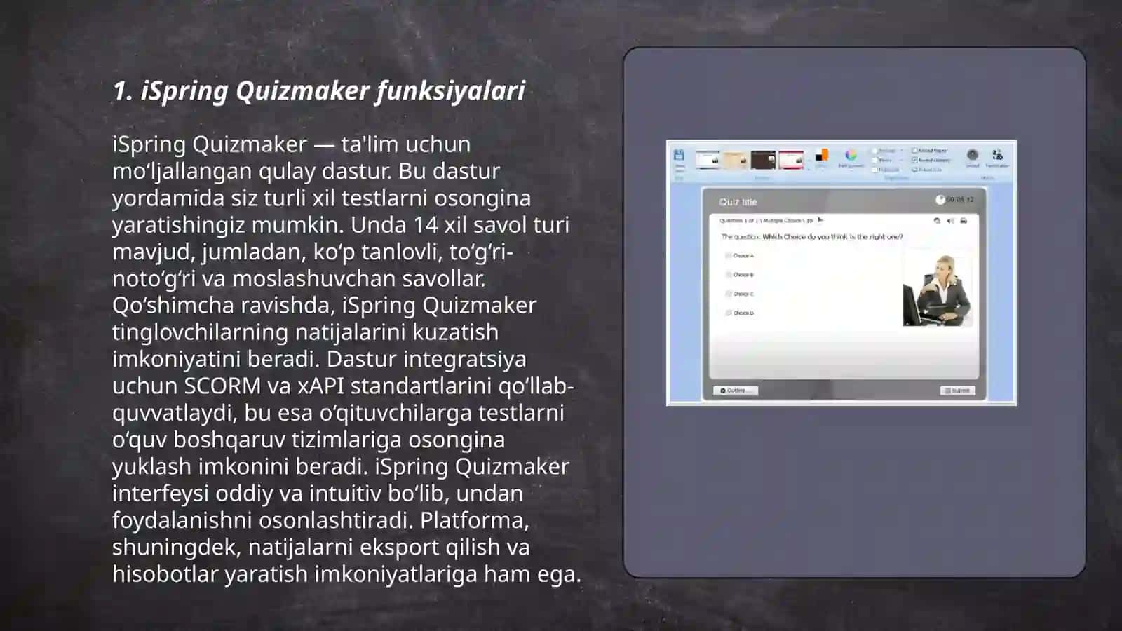 iSpring Quizmaker 3