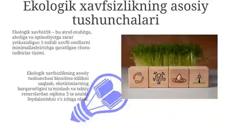 Ekologik xavfsizlikning asosiy tushunchalari 3