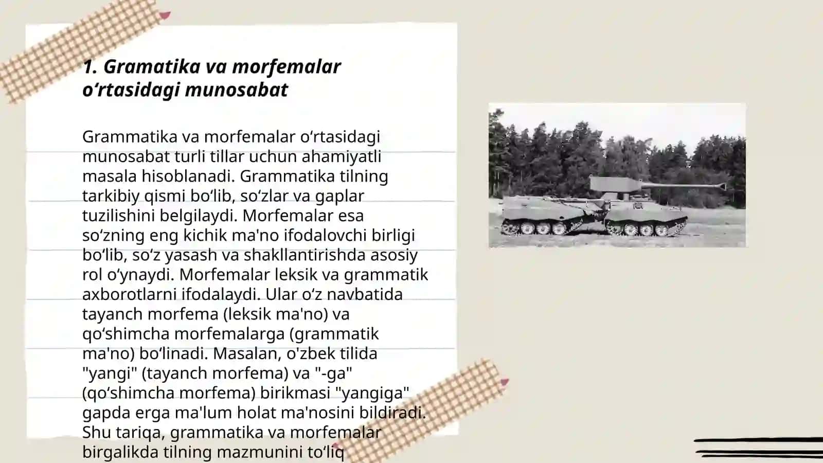 Gramatika va morfemalar oʻrtasidagi munosabat 3