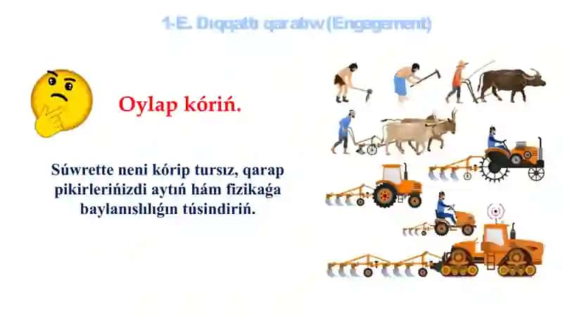 Fizika hám texnikanıń rawajlanıwı. Ózbekstanda fizika tarawındaǵı izertlewler_5E 3