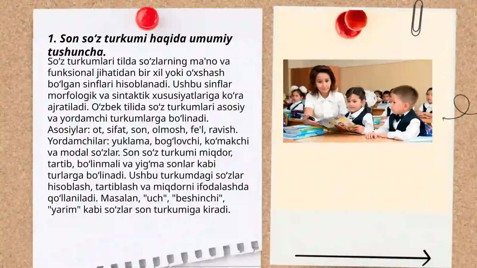 1-2 sinf darsliklaridagi son soʻz turkumiga oid mashqalar 3