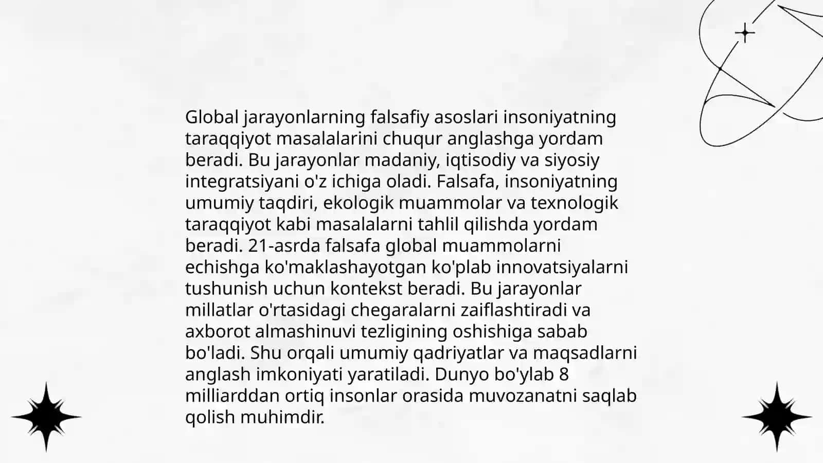 Global jarayonlar va barqaror taraqqiyot falsafasi 3