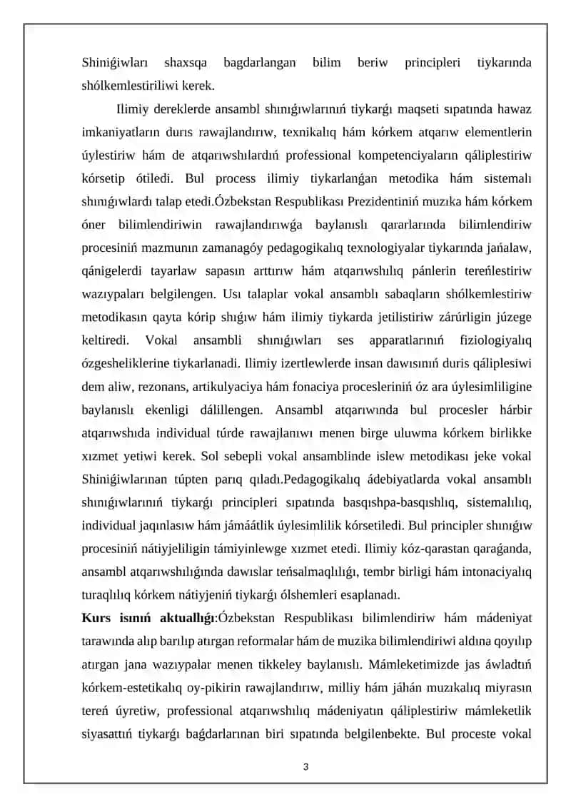 Vokal ansambli shiniǵiwlari 3