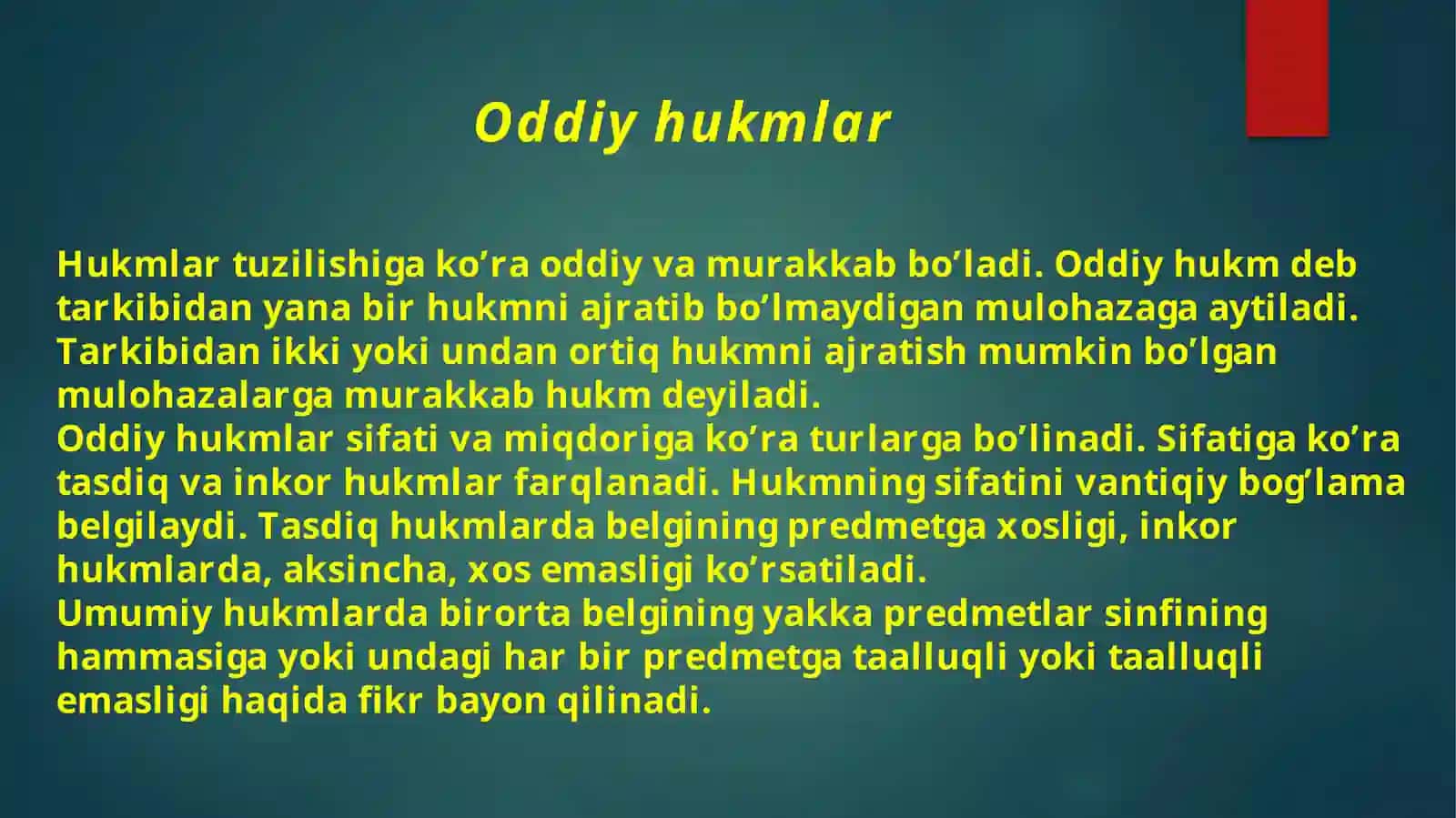 Hukmning tarkibi va xususiyatlari 3
