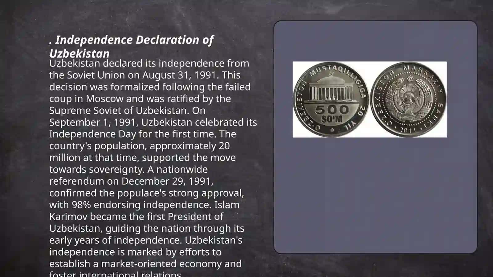 Independence Declaration of Uzbekistan 3