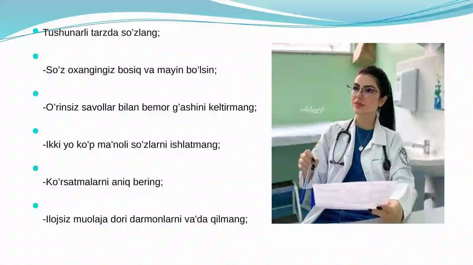Patsient bilan verbal va noverbal muloqot koʻnikmalari 3