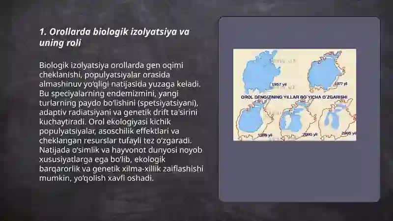 Orollar faunasi va florasini shakllanish yollari 3