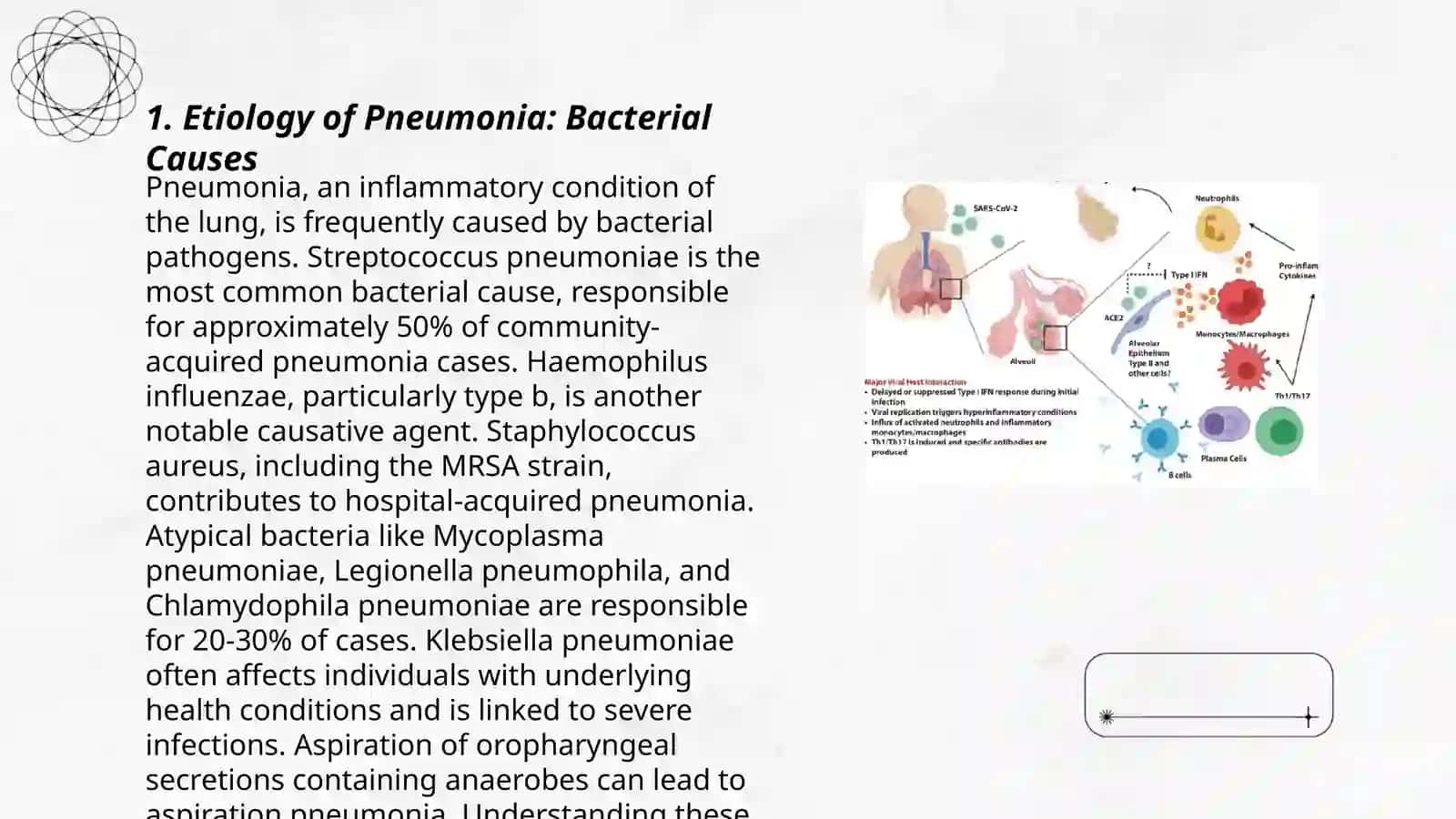 Etiology of Pneumonia: Bacterial Causes 3