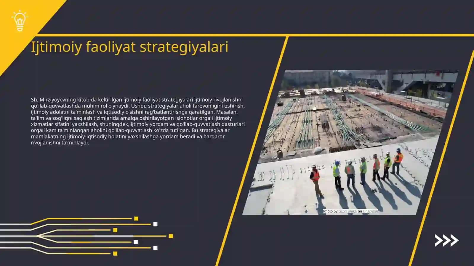 Yangi Òzbekiston strategiyasi Sh. Mirziyoyevning kitobidan Ijtimoiy faoliyat strategiyalarini kòrib chiqish 3