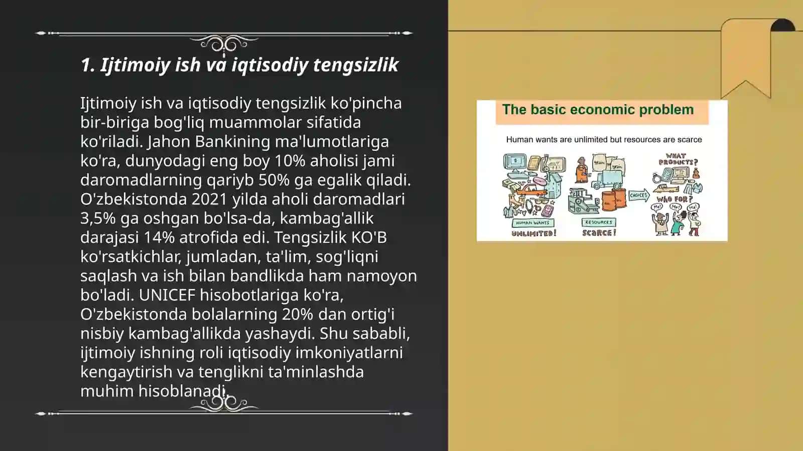 Ijtimoiy ish iqtisodiyoti va iqtisodiy bazariyalar 3