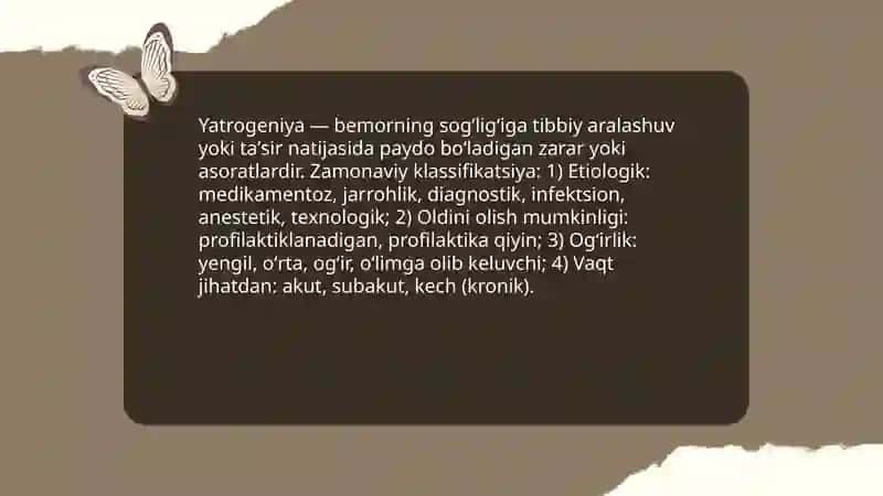 Hozirgi zamon tibbiyotida yatrogeniya 3