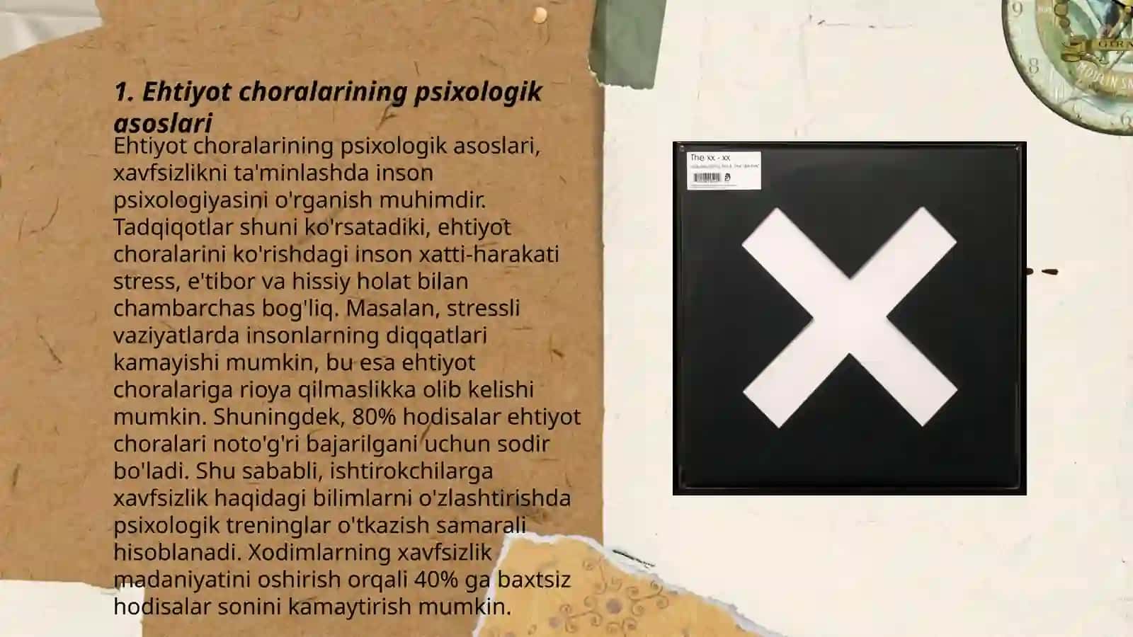 Ehtiyot psixologiyasi va faoliyati turi 3