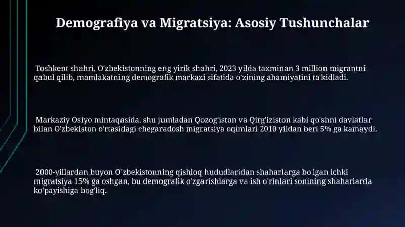 Demografiya va Migratsiya: Asosiy Tushunchalar 3