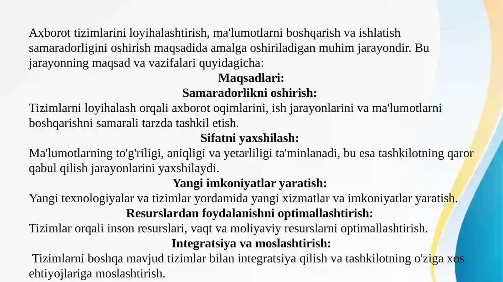 IQTISODIY AXBOROT TIZIMLARINI LOYIHALASHTIRISH USLUBIYOTI 3