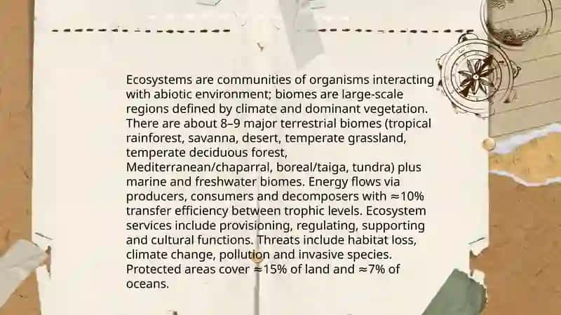 Natural World: Ecosystems and Biomes 3