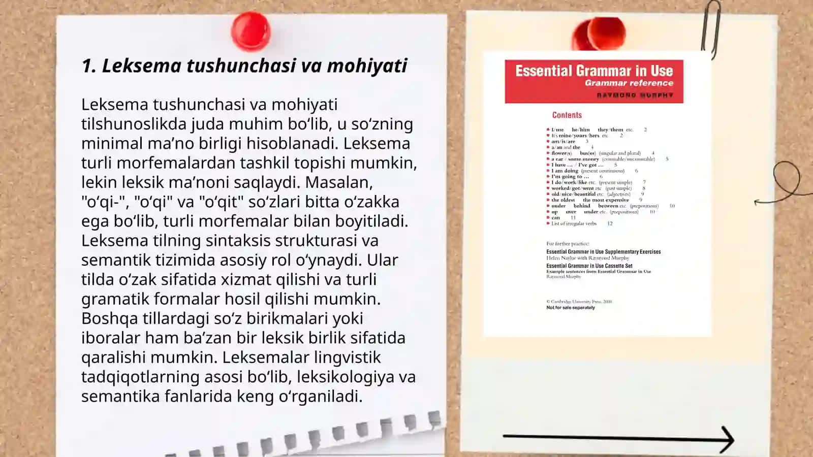 Leksema leksik sath birligi sifatida 3