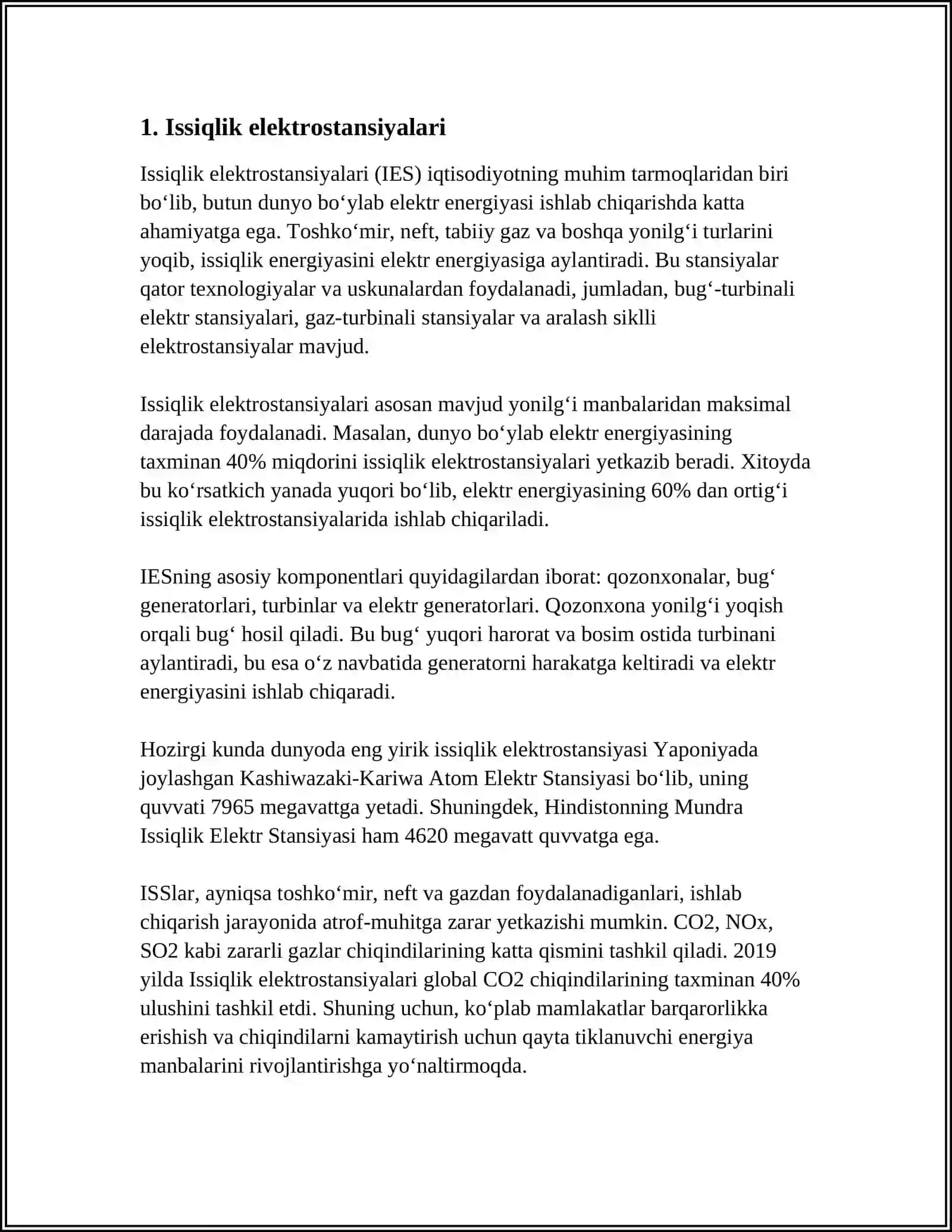 ELEKTR STANSIYALARINING ASOSIY TURLARI 3