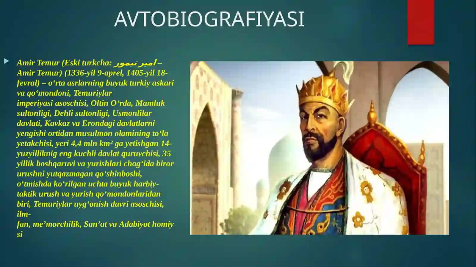 Amir Temur YERIK janglari 3