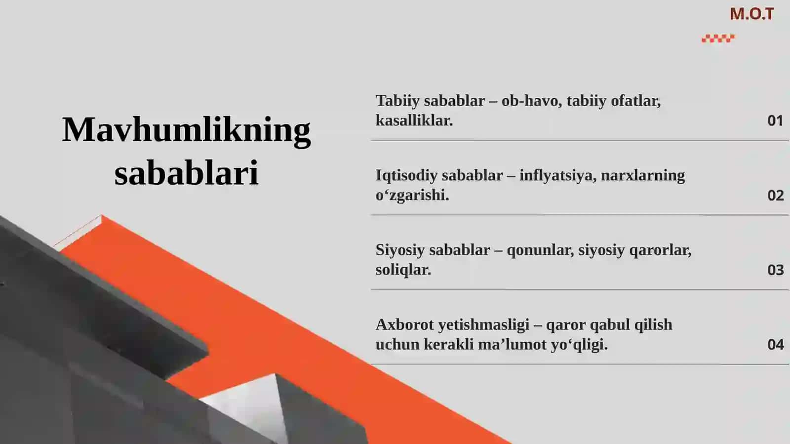 Mavhumlik va tavakkalchilik 3
