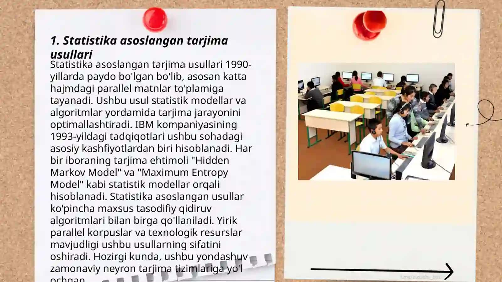 Statistika asoslangan tarjima usullari 3