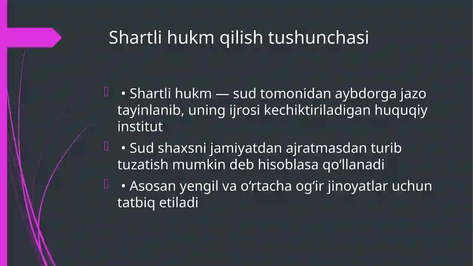 Shartli hukm qilish 3