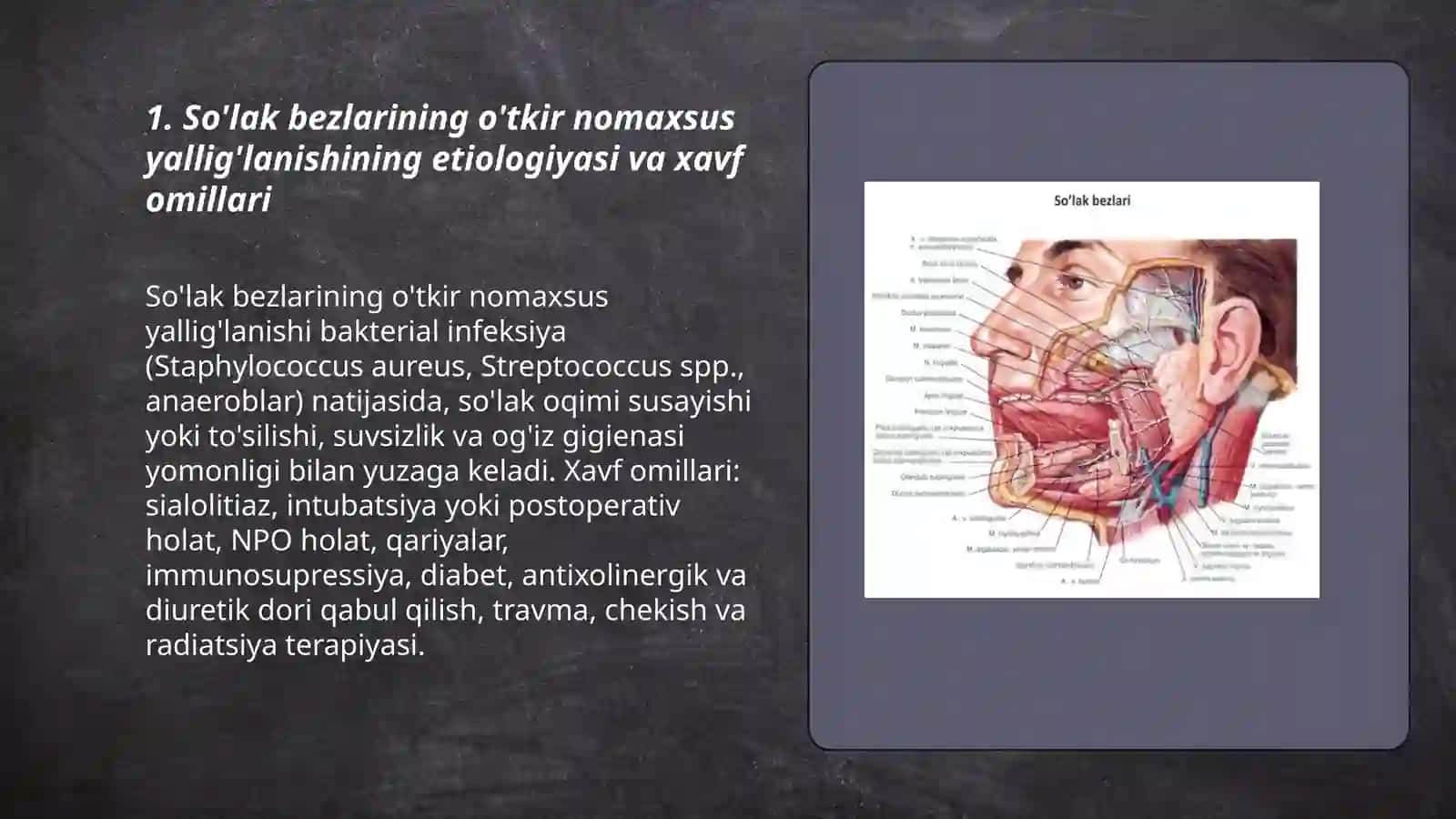 So'lak bezlarini o'tkir va surunkali nomaxsus yallig'lanish kasalliklari 3