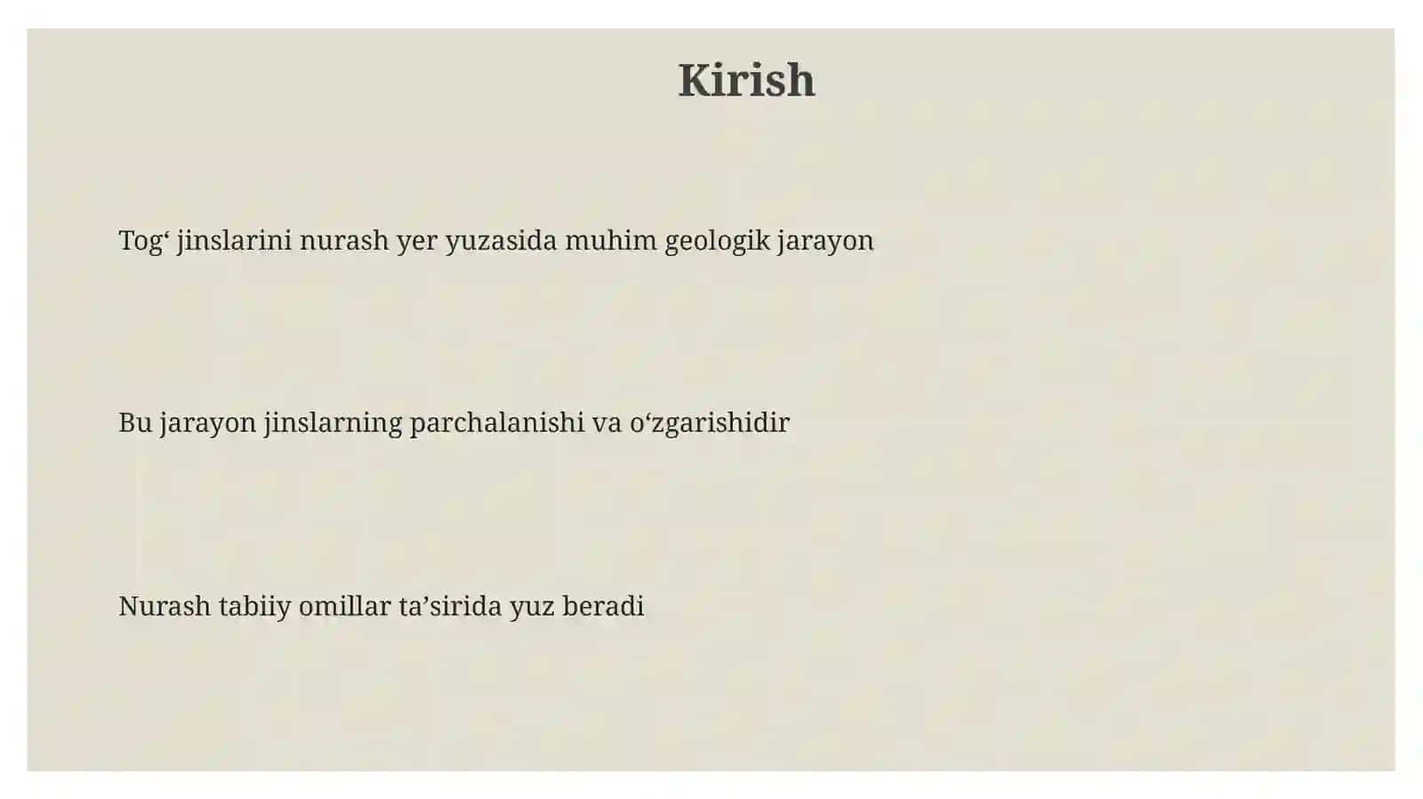 Togʻ jinslarini nurash tushuncha 3