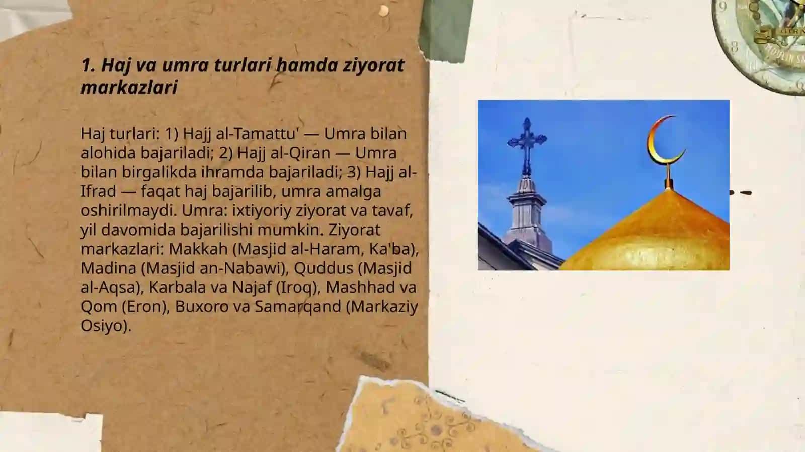 Diniy turizm turlari Va Markazlari 3