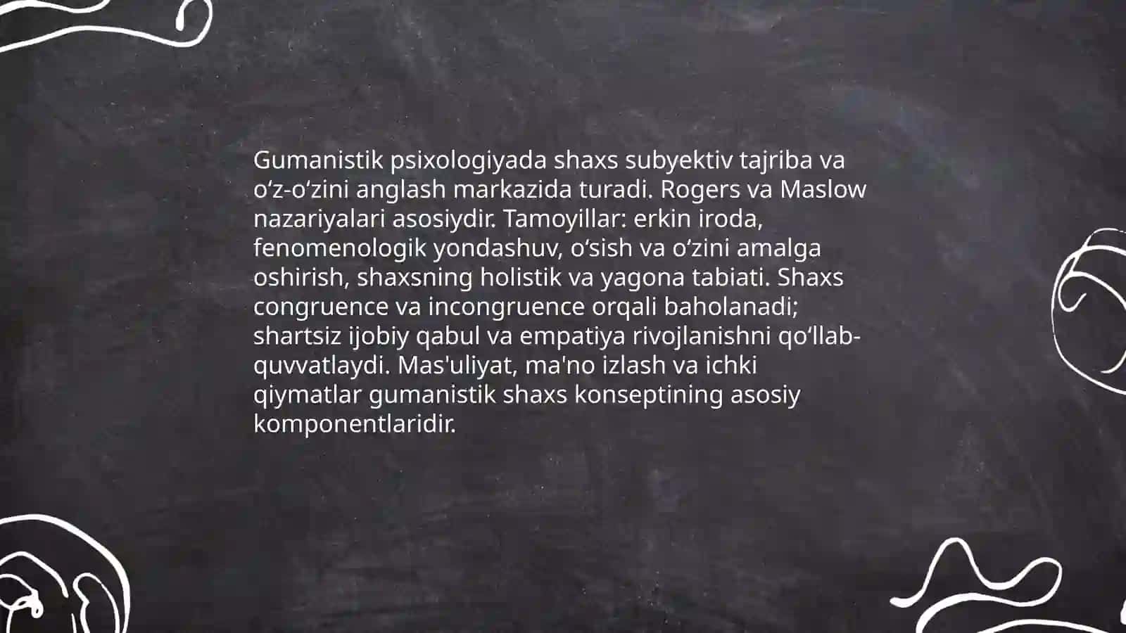 Gumanistik psixologiyada shaxs 3
